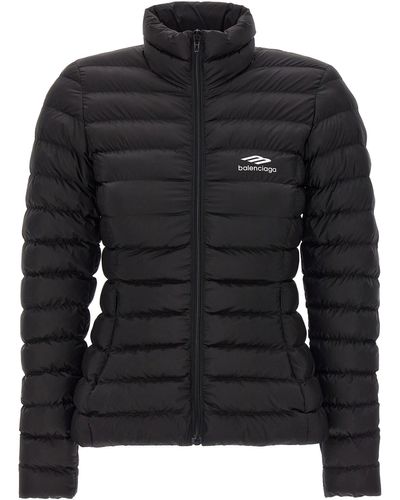 Balenciaga Skiwear Casual Jackets, Parka - Black