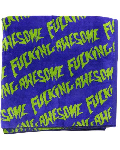 Fucking Awesome Stamp Textiles - Blue