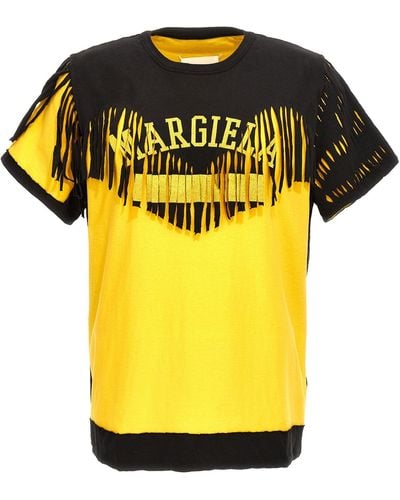 Maison Margiela Double Layer T Shirt Giallo