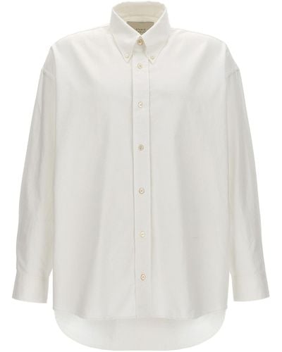 Studio Nicholson Logo Shirt Shirt, Blouse - White