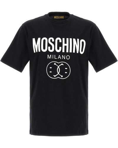 Moschino Double Smile T-shirt - Black