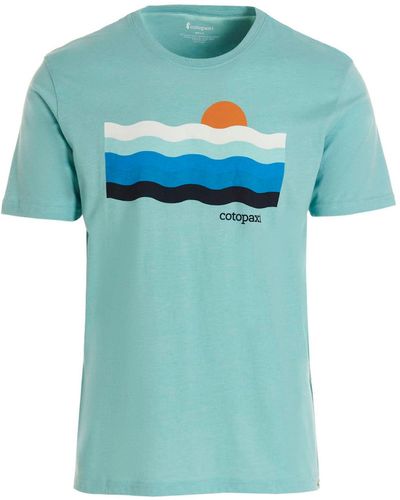 COTOPAXI T-shirt 'disco Wave' - Blue