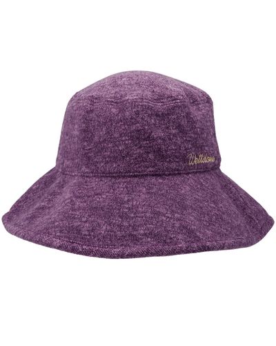 we11done Logo Bucket Hat Hats - Purple