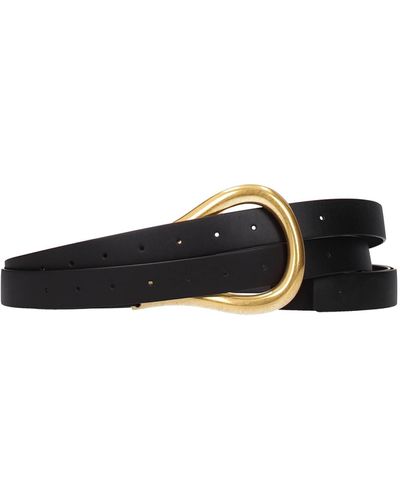 Bottega Veneta High-waist Belts Leather Black
