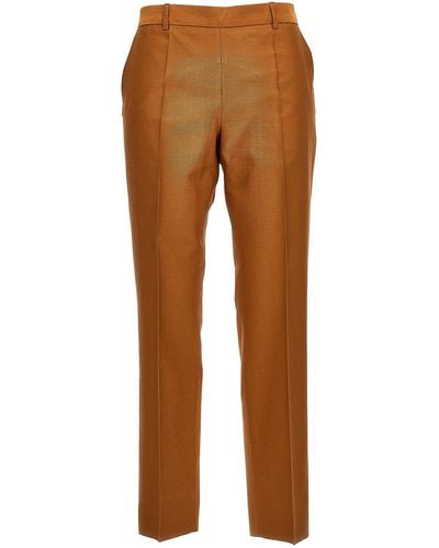 Alberto Biani Half Elastic Pants - Brown
