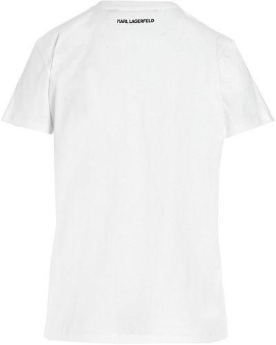 Karl Lagerfeld T-shirt 'Ikonik 2.0' - Bianco
