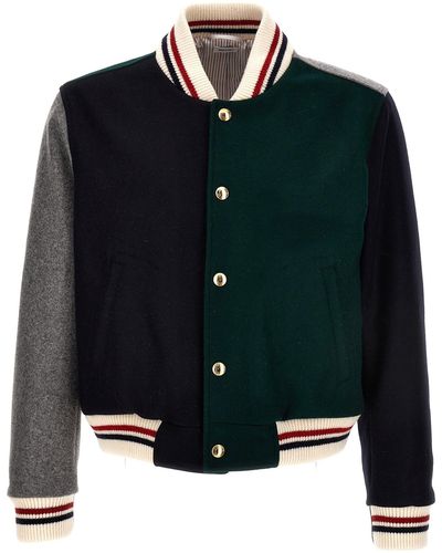 Thom Browne Multicolor Bomber Jacket Giacche Multicolor - Nero