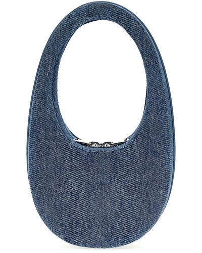 Coperni Mini Swipe Bag Borse A Mano Blu