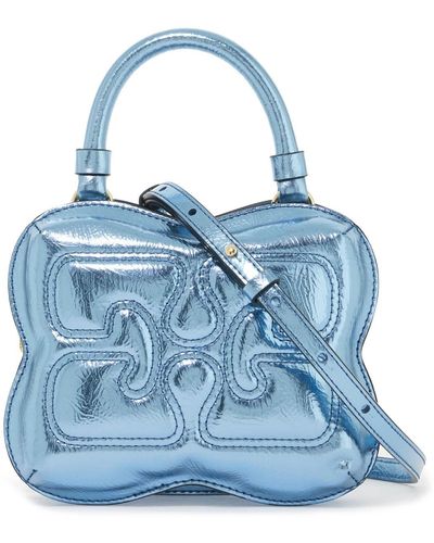 Ganni Butterfly Handbag - Blue