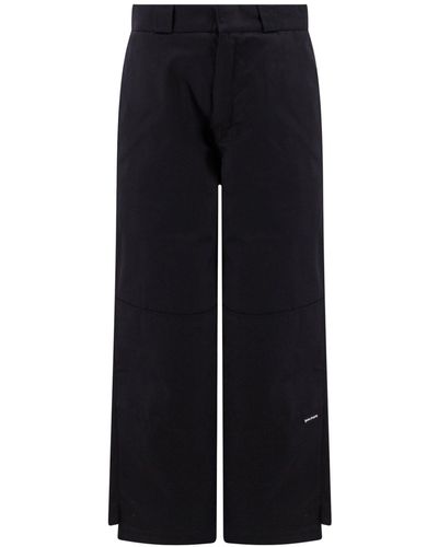 Palm Angels Jersey Trouser With Internal Reversed Waistband - Blue