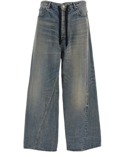 Balenciaga Twisted Leg Jeans - Gray