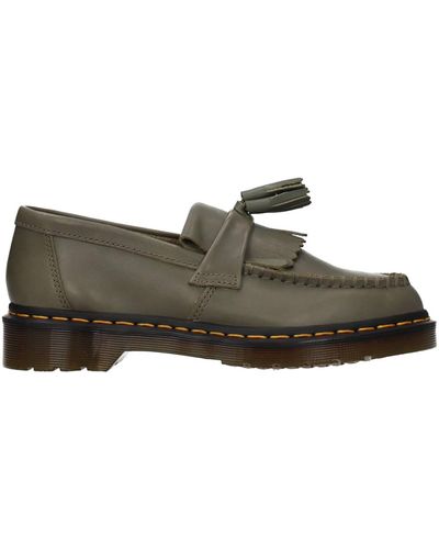 olive green loafers womens