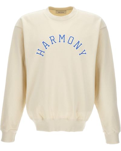 Harmony Sael Varsity Felpe Bianco