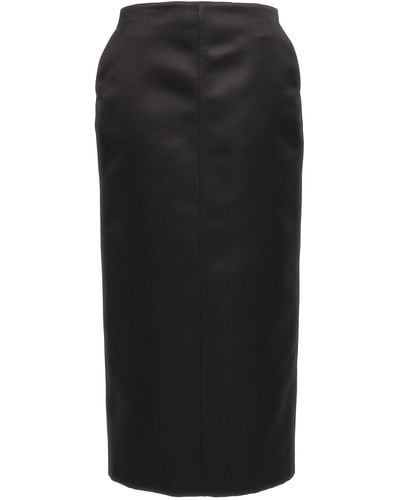 Philosophy Duchesse Midi Skirt Skirts - Black