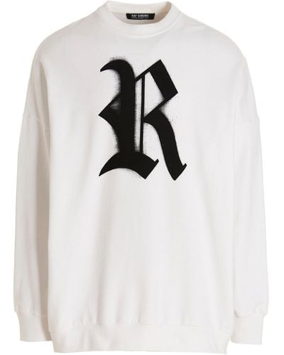Raf Simons 'r' Sweatshirt - White