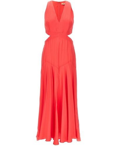 Twin Set Cutout Detail Dress Dresses - Red