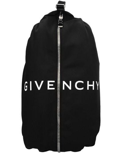 Givenchy Logo Backpack Backpacks - Black