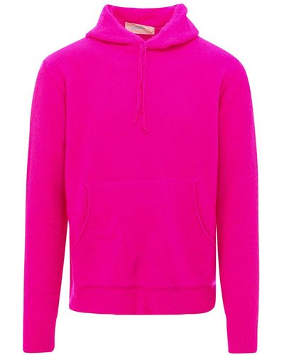 ANYLOVERS Virgin Wool And Cashmere Sweatshirt - Pink
