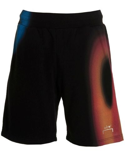A_COLD_WALL* 'hypergraphic' Bermuda Shorts - Black