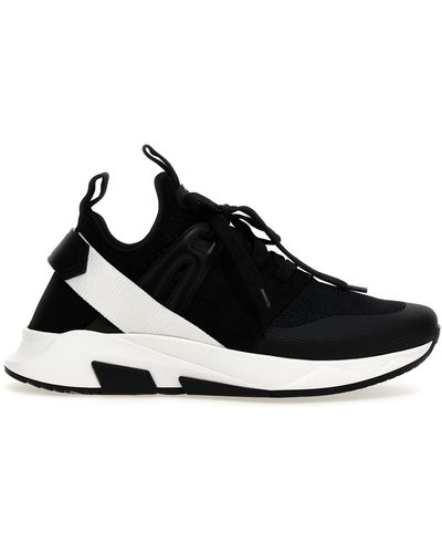 Tom Ford Sneakers in tessuto sintetico - Nero