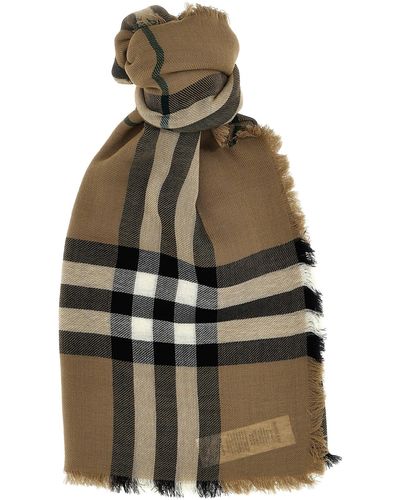 Burberry Check Scarf Scarves, Foulards - Multicolour