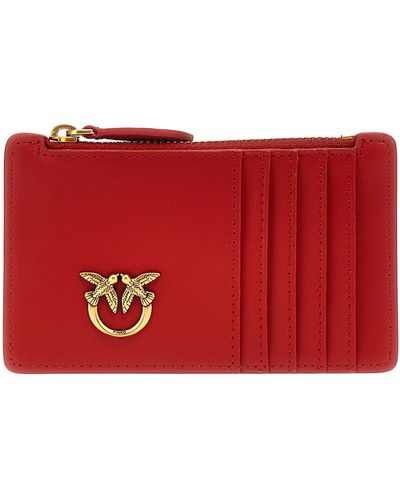 Pinko Airone Wallets, Card Holders - Red