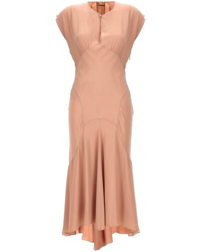 N°21 Crepe Midi Dress Dresses - Pink