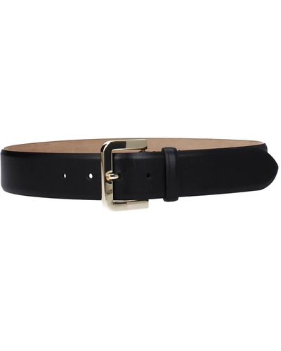 Max Mara Regular Belts Leather - Black