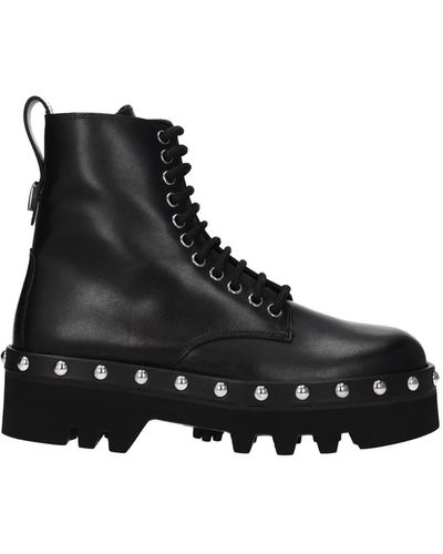 Furla Ankle Boots Vibram Rita Leather - Black