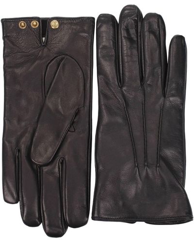 Gucci Gloves Leather Black