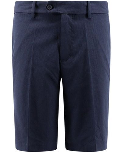 J.Lindeberg Technical Fabric Bermuda Shorts - Blue