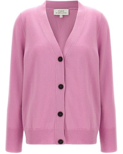 Studio Nicholson Rall Sweater, Cardigans - Pink