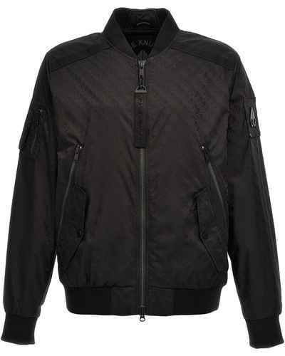 Moose Knuckles 'Courville' Bomber Jacket - Black