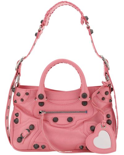 Balenciaga Neo Cagole Tote Bag - Pink