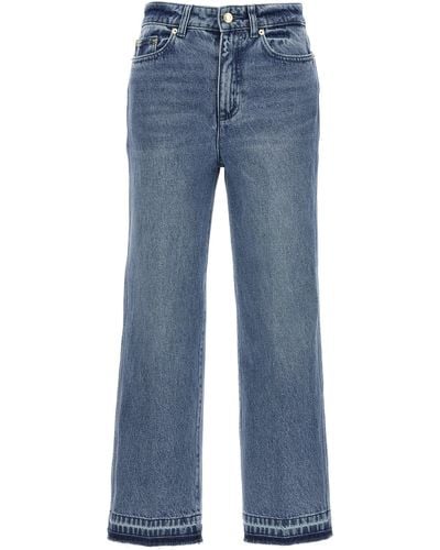Michael Kors 'Crop Flare' Jeans - Blue