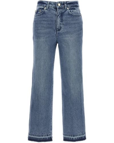 MICHAEL Michael Kors 'Crop Flare' Jeans - Blue