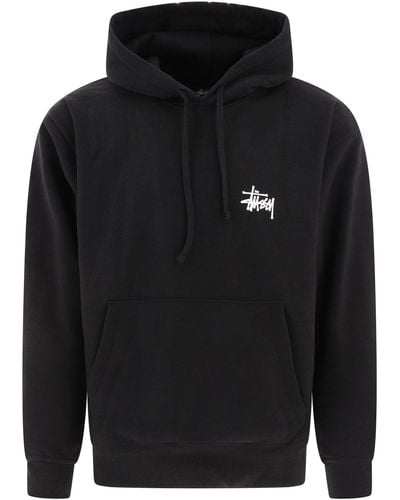 Stussy Basic Stussy Sweatshirts - Black