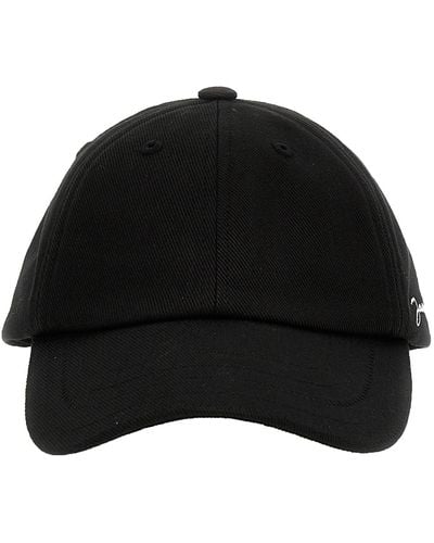 Jacquemus Cap With Logo - Black