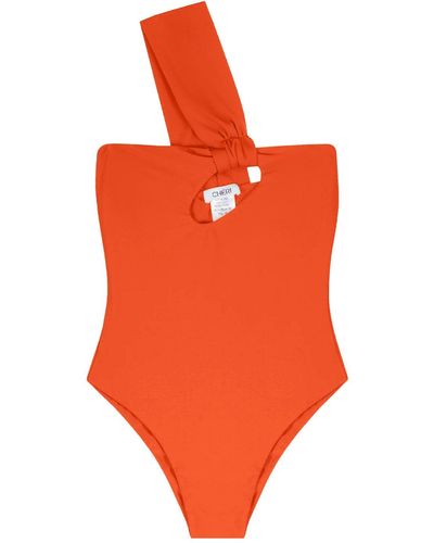 CHÉRI Nylon One-piece Swimsuit - Orange