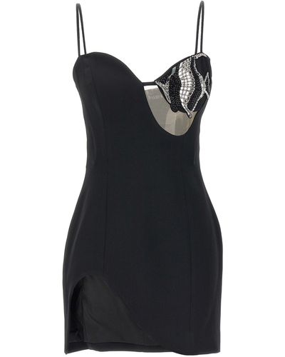 David Koma Crystal Fish Dress Dresses - Black