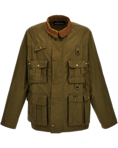 Barbour Modified Transport Giacche Verde