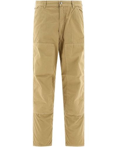 Orslow Double-Knee Utility Trousers - Natural