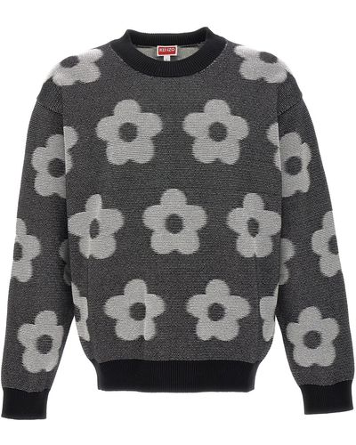 KENZO 'Flower Spot' Sweater - Gray