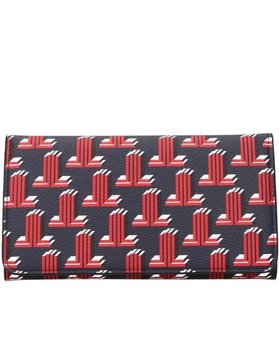 Lanvin Wallets Fabric Blue Red