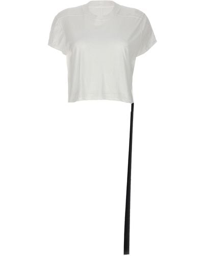 Rick Owens Cropped Small Level T T-shirt - White