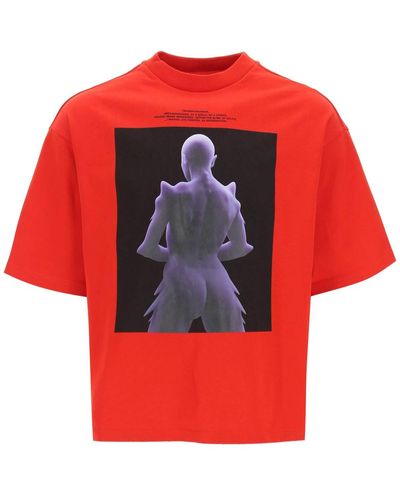 A BETTER MISTAKE T Shirt Transhuman - Rosso