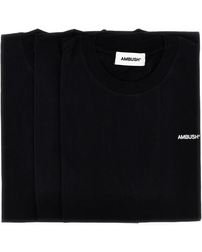 Ambush 3 Pack T Shirt Nero