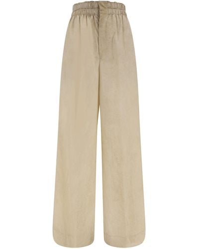 Quira Oversized Trousers - Natural