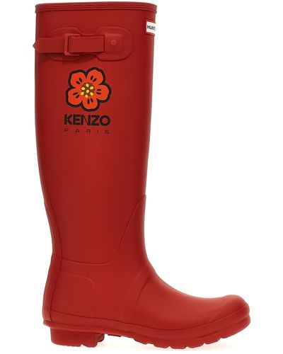 KENZO X Hunter Wellington Boots Stivali E Stivaletti Rosso
