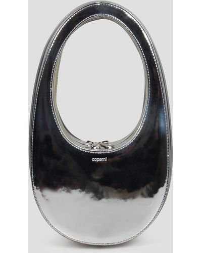 Coperni Mirrored Mini Swipe Bag - Black